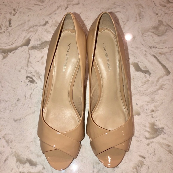 Via Spiga Shoes - Via Spiga Peep Toe Pump-Size 10